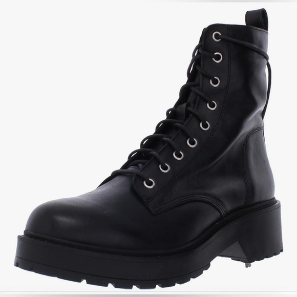 Steve Madden Women's Tornado Black Combat Boot Boots 🥾 - Picture 1 of 13